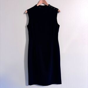 Lauren Ralph Lauren Black Sheath Dress Women's Sz 10 Classic Timeless Old Money